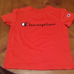 Champion Kids Red Short Sleeve Tee